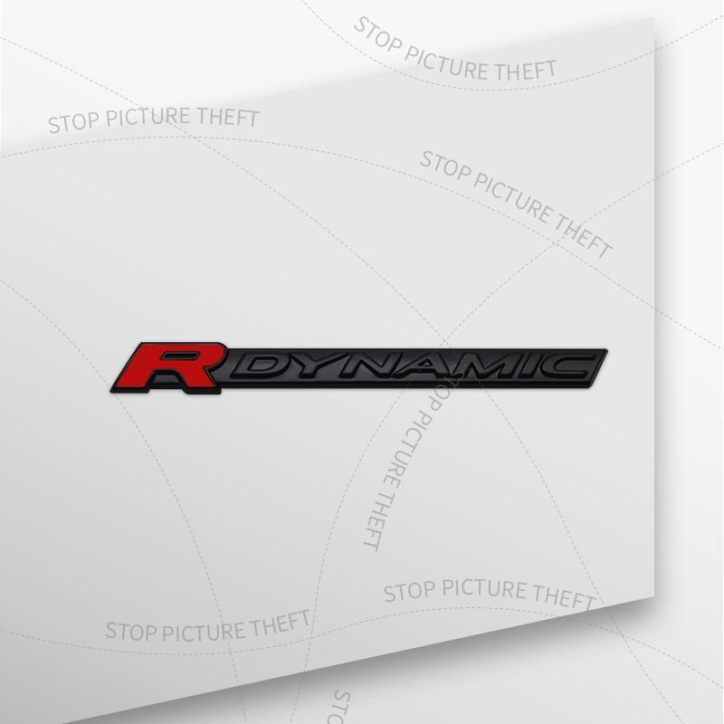 

1Pcs 3D Metal R Dynamic Logo Emblem Badge Car Rear Tail Bumper Trunk Sticker For Range Rover Discovery Velar HSE SVR