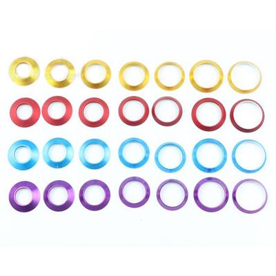 Gekleurde Aluminiumlegering Wikkelingen Controle Ring Trimring voor Hengelbouw & Reparatie Onderdeel