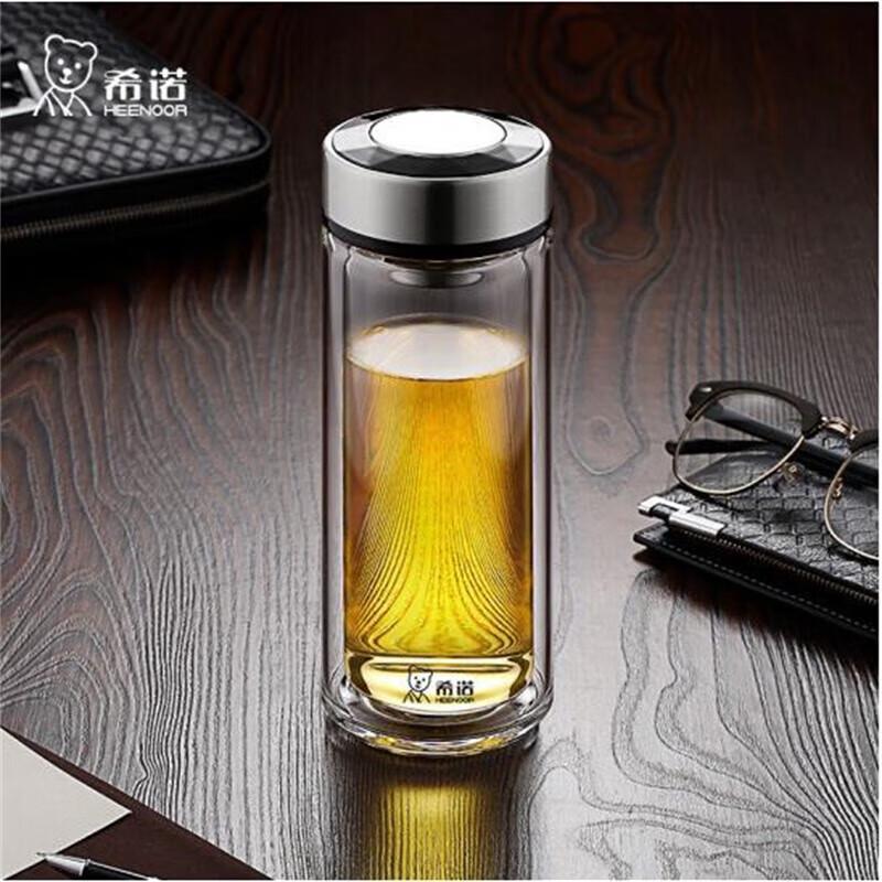 Xinuo Double Wall Glass Tea Infuser Bottle