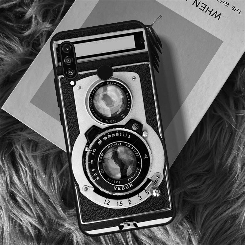 Retro Nostalgia Camera For Huawei Nova 5T 3i 7i 8i 11i 12i 9 10 SE Y60 Y61 Y70 Y72 Y73 Y90 Y91 P30 P40 Lite Case