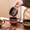 OLOEY Japanese Retro Kiln Glaze Ceramic Coffee Cup