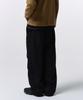 Musinsa Standard [City Leisure] Fleece-Lined Wide Belted Parachute Pants [Black]