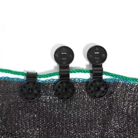 Yousheng Shade Cloth Fixing Clips Heavy Duty Shade Cloth Lock Grip Gardening Sun Shade Netting Clamp Grip for Greenhouse Awning Tarp