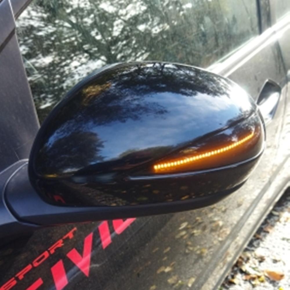 Dynamic Blinker for Honda Civic 8th Hatchback Coupe LED Turn Signal Light Arrow Mirror Indicator 2005 Up FA1 FD1 FD2 FN2