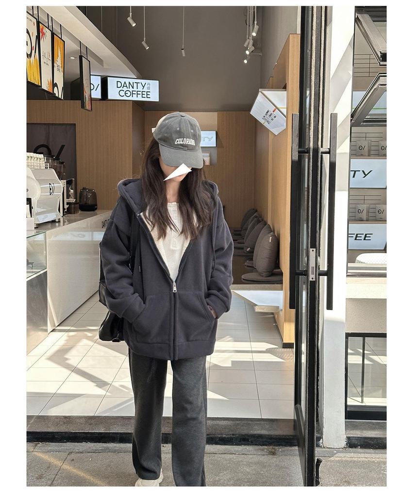 Women's Thickened Lambswool Fleece Zip Cardigan - Cozy Autumn Winter Sweatshirt 2025 Style