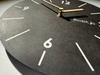 Scandic wall clock 30cm black silent for the living room