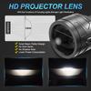MAXGTRS 3.0 Inch Bi LED Projector Lens Fog Lights 6000K Lens Universal H8 Driving Light Lenses Spotlights