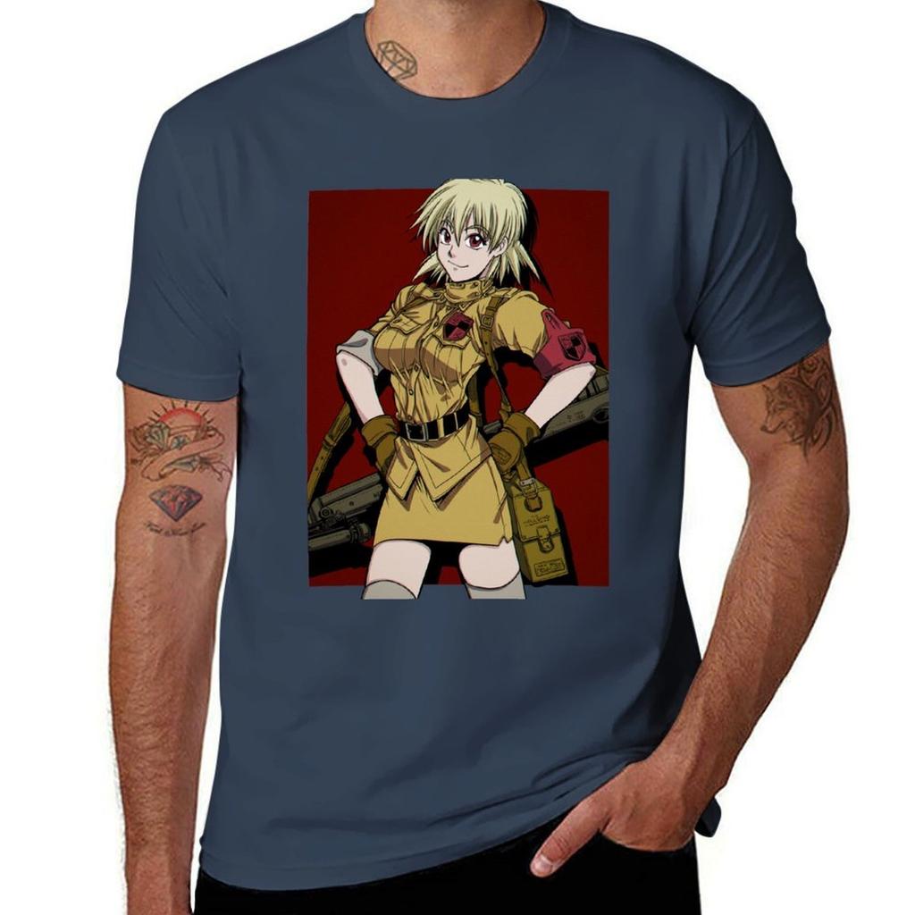 Seras Victoria Tshirt Casual Simple Design Short Sleeve Shirt Tshirt