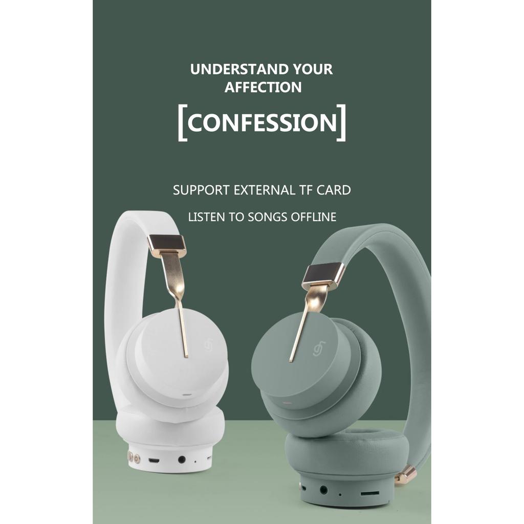 HiFi Stereo Wireless Bluetooth Headphones Music Sport Gamer Headsets for Laptops Noise Reduction Earphones In Mic Support TF/FM