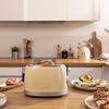 Grille-pain - Cecotec - Toast & Taste 800 - Vintage - Jaune - 850 W - 2 Tranches