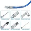 Fettmundstück mit flexiblem Verlängerungsschlauchadapter Fettpresse Schmiernippel für alle Arten von Fett