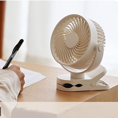 Clip On Fan USB Rechargeable Quiet 360 Degrees  Rotatable Small Fan with Clip for Daily Use Beach Camping