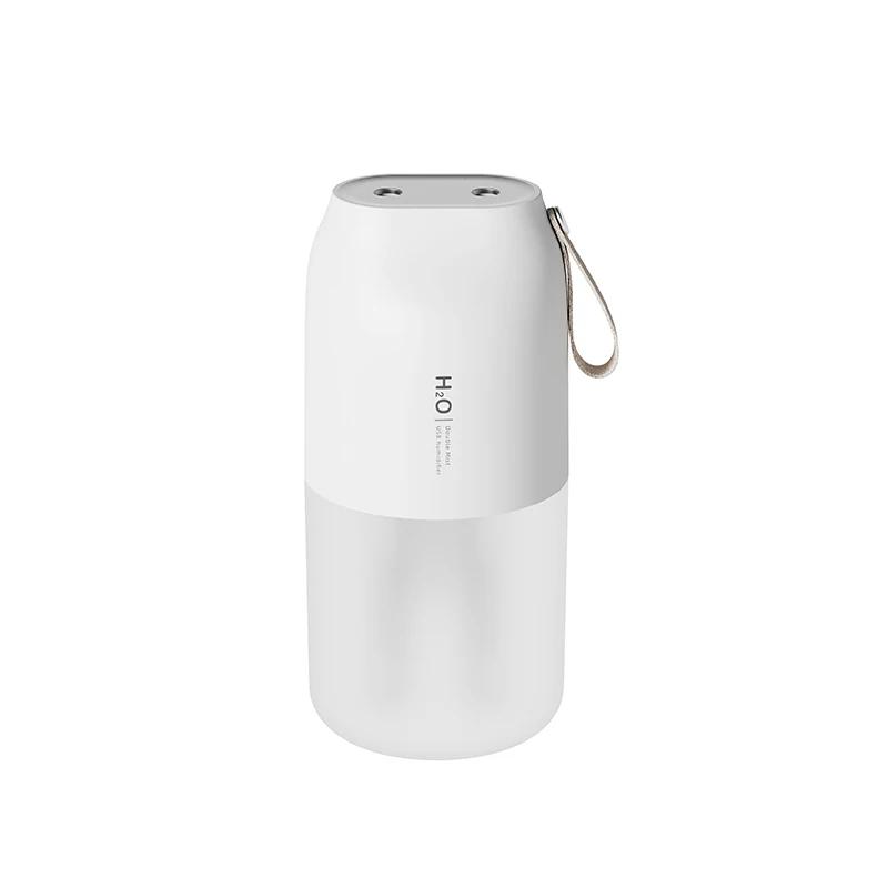 300ml Dual-Sprühnebler Luftbefeuchter 2000mAh USB Wiederaufladbare Batterie Kabellos Nebelerzeuger Vernebler Diffusor Licht Umidificador Geruch