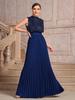 Sequin Pleated Banquet Evening Dress - Spring/Summer Women's Party Wedding Fashion