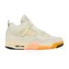 Women's Sneakers Jordan 4 Retro Birds of Paradise (Women's) Shimmer/Bronze Eclipse-Orange Quartz-Sail