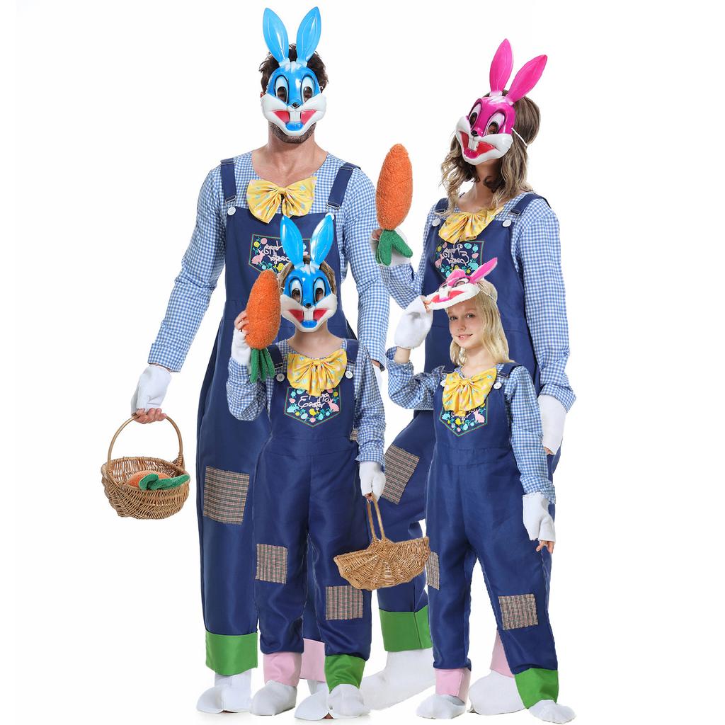 Easter Costumes Bunny Masks Party Clothes, Parent-Child Parties, Cosplay Bugs Bunny Judy