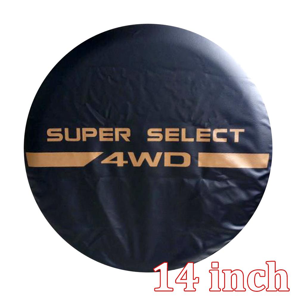 

14-17 INCH Leather Car Spare Tire Cover Waterproof Dustproof SpareTire Bag Car Wheel Tire Cover 4WD Covers Tire Protection Bags