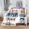 Friends Classic TV Series Blanket Character Pattern Collection Flannel Blanket Soft Bedspread Sofa Warming Cover Christmas Gift