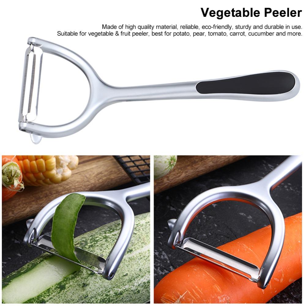 Ergonomic Vegetable Peeler Zinc Alloy Carrot Peeler Kitchen Tool Fruit Slicers  Potato