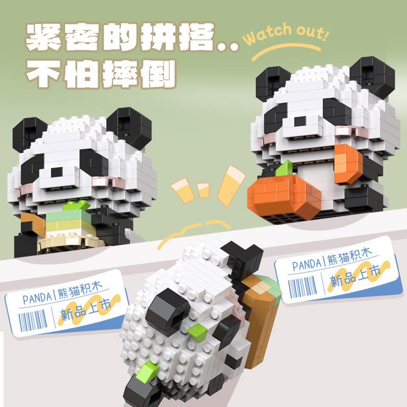 Panda Mikro Stavebnice Constructor Set Čínské Skládací Kostky Domácí Dekorace Hračka pro Děti 6 Až 12 Let Dívčí Sady Dárky