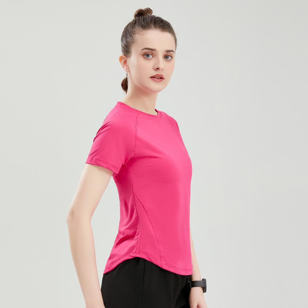 Women's Breathable Moisture-Wicking Casual Outdoor Sports Short Sleeve Yoga Top