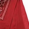 kakatrend Bandana Red Paisley 100% Cotton Adults Bandanna Unisex Do-rag Large 55cm x 55cm