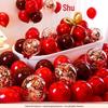 Red Double-Layer Wedding & Engagement Balloon Set - Thickened Style for Celebration & Decor