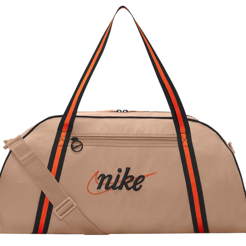 

Nike Fabric Luggage Bag, One Shoulder Portable Training Gym Bag Unisex Linen Yellow Casual DH6863-200