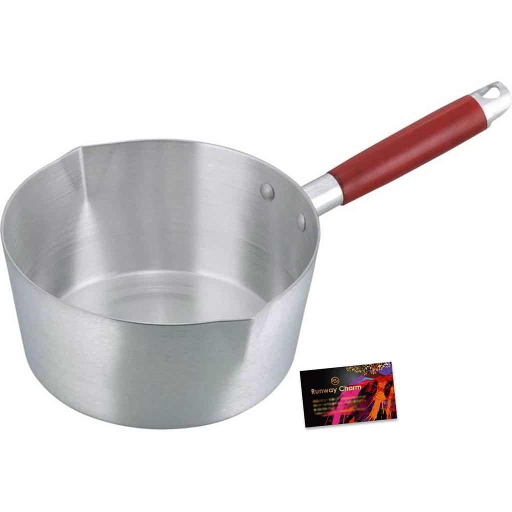 NEIGHBOR CLOWN Yukihira High Heat Gas Stove Includes RC Sticker Pot, Deep, 18cm, Aluminum, Lightweight, Efficiency, Only, Ultra-Lightweight, Durable,