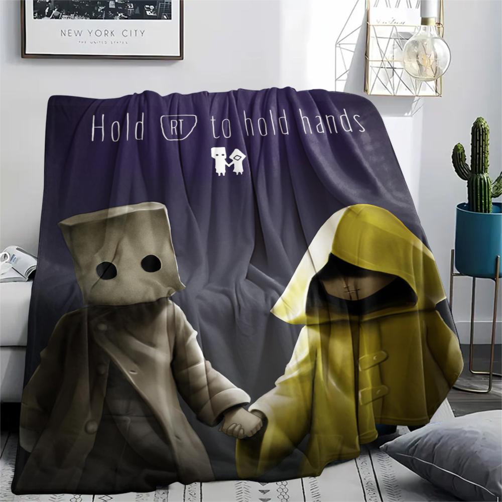 Little Nightmares Print Flannel Blanket, High quality Comfortable for All Seasons, Home Decor, Warmth and Comfort, Perfect for Christmas Gifts68