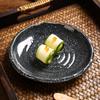 Japanese and Korean Ceramic Plates Irregular Dishes Sushi Snack Plates Household Small Dishes Creative Restaurant Tableware