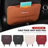 Leather Car Seat Back Protection Anti-Kick Pad Seat Storage Bag For 1 3 5 Series G30 G32 G38 2021 2020 2019 2018 E46 E91