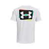 Under Armour Letter Logo Print American Vintage Crew Neck Short Sleeve T-Shirt Men Tops White 1370731-100