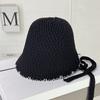 Hollow Thin Bucket Hat Women's Spring Summer Sunscreen Sunshade Basin Hat Fashion Show Small Face Breathable Bucket Hat