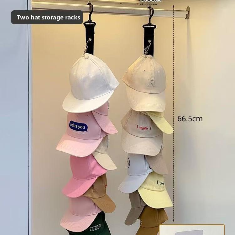 1PC Hanging with Hook with Metal Clips Hat Collections Caps Rack Hat Golf Caps Stand for Baseball Caps Golf Caps