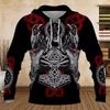2025 New Hoodie 3D Print Harajuku Print Pullover Men's Hooded Sweatshirt Kangaroo Pocket Vintage Male Clothing Fall Long Sleeve