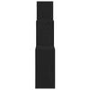 Cube Shelving Unit Black Oak Effect 68 x 15 x 68 cm Engineered Wood