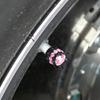 4 pezzi Coprivalvola per pneumatici a forma di corona con diamanti scintillanti Coprivalvola antipolvere per pneumatici per camion, auto, moto, bicicletta