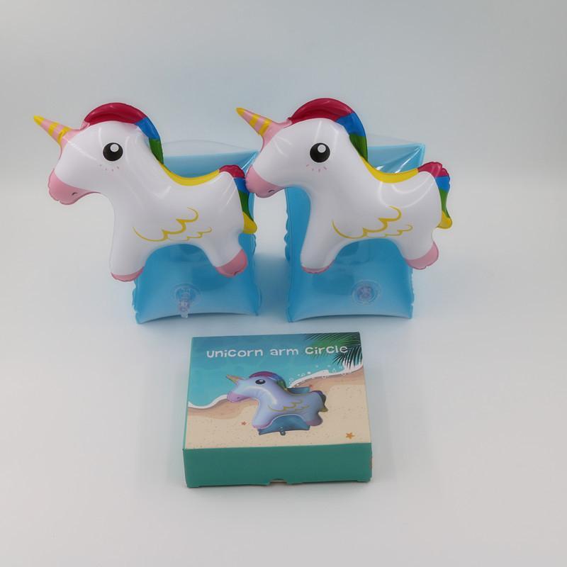 Kids Portable Cute Cartoon Shape Inflatable Swimming Arm Ring Sleeve