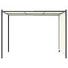 Adjustable Roof Pergola Cream White 3x3 M Steel