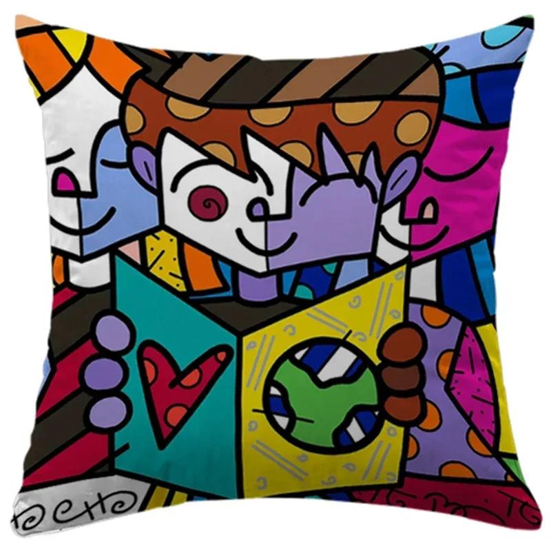 Luksuriøst Sofaputetrekk B-Britto Putetrekk Firkantet Putetrekk Hjemmetekstil Dakimakura Bryllupsgave