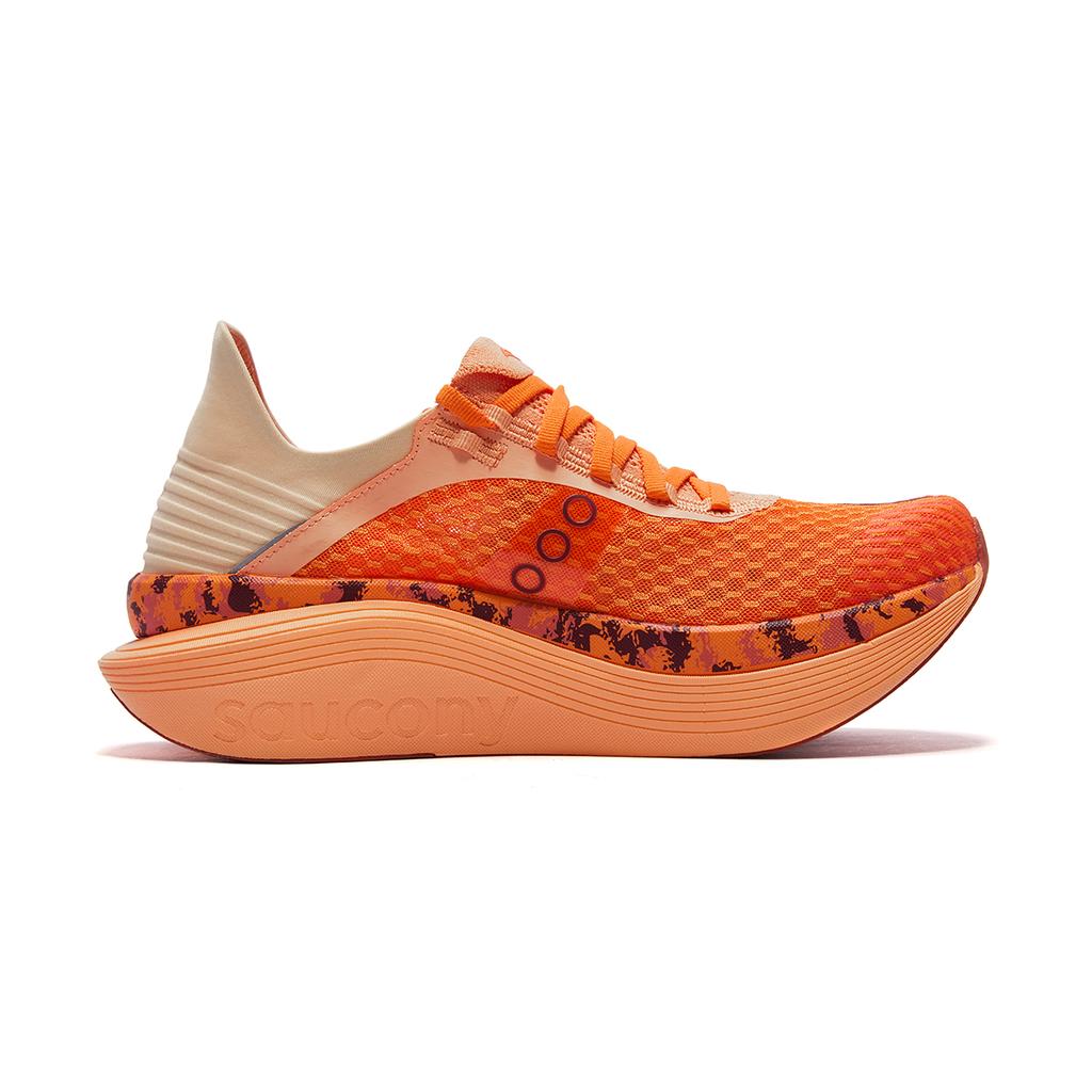 SAUCONY Scarpe da Corsa Marathon Endorphin Elite 2 Comode Morbide Elastiche Piastra in Carbonio Unisex Arancione S31009-503