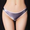 New Women Sexy Oil Shiny Breathable High Stretch Panties Underwear Glossy See Through Thong Brief Low Rise Smooth Ladies Briefs