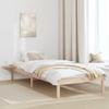 Natural Bed Frame 90 x 200 cm Solid Pine Wood