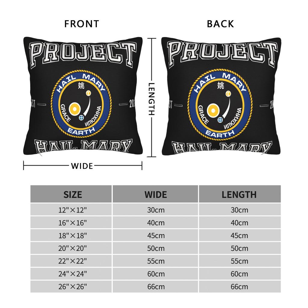 Project Hail Mary Film Pillow Case Funny Pillow Cover Soft Pillowcases For Wedding Party Home Decor