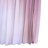Women's Pleated Gradient Midi Dress Long Sleeve Swing A-line Dress Slim Fit Crew Neck Flowy Cocktail Dress