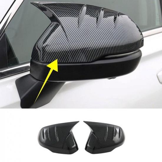 Накладка на боковое зеркало заднего вида для Honda CR-V 2023-2024, ABS, карбоновое волокно.