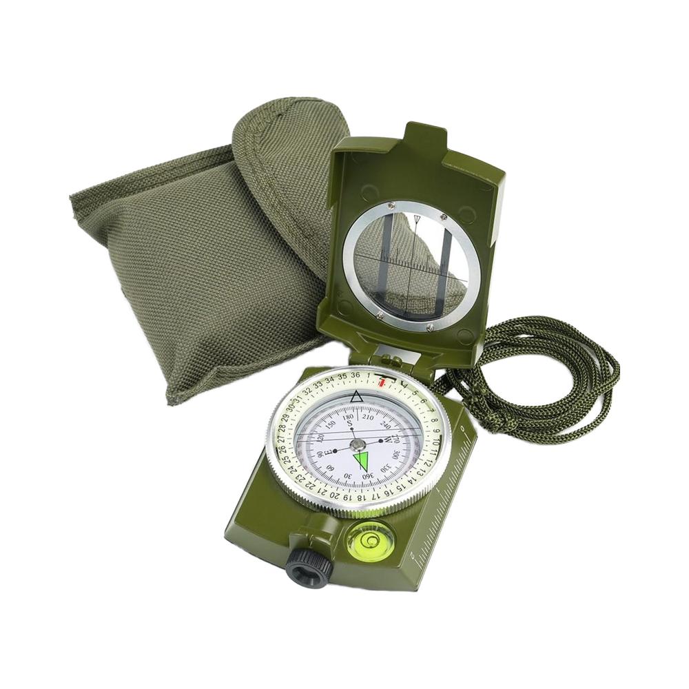 Sportneer Wasserdichter Scout-Kompass für Rucksacktouren, Camping, Wandern, Kartenavigation und Überleben, Aluminiumgehäuse