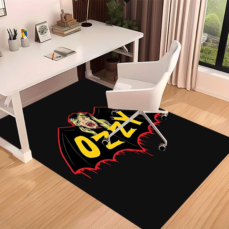 Ozzy Madman2 Printed Absorbent Washable Carpet, Non-Slip Bathroom Mats, Kitchen Rugs, Yoga Mat,Living Room Entrance, Camping Picnic Rugs