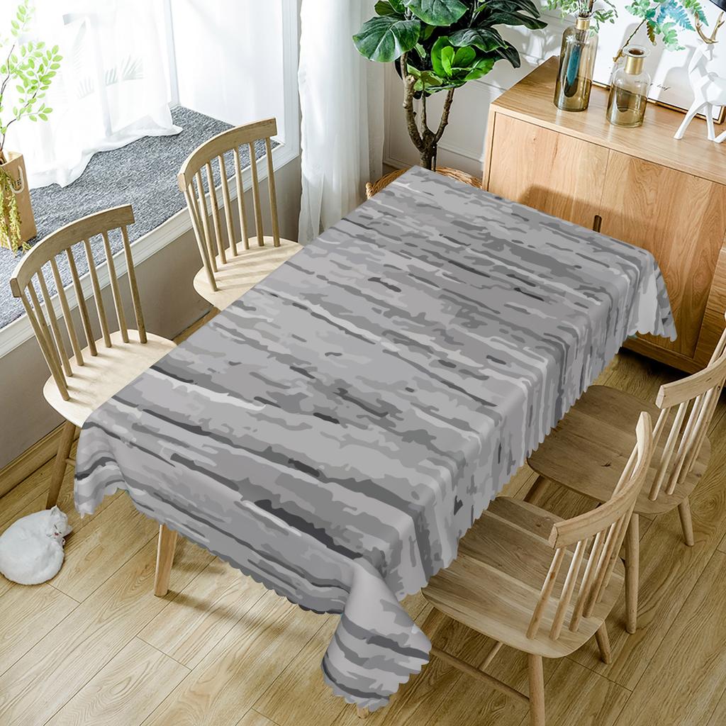 Holzmaserung Tischdecke Natürlich Rustikal Rechteckiger Tisch Holzstruktur Wasserdicht Esstischdeko Für Küche Party Heimdeko
